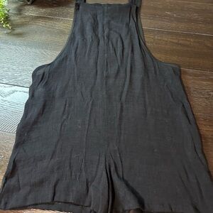 Black Sleeveless Jumpsuit sheer swim cover-up